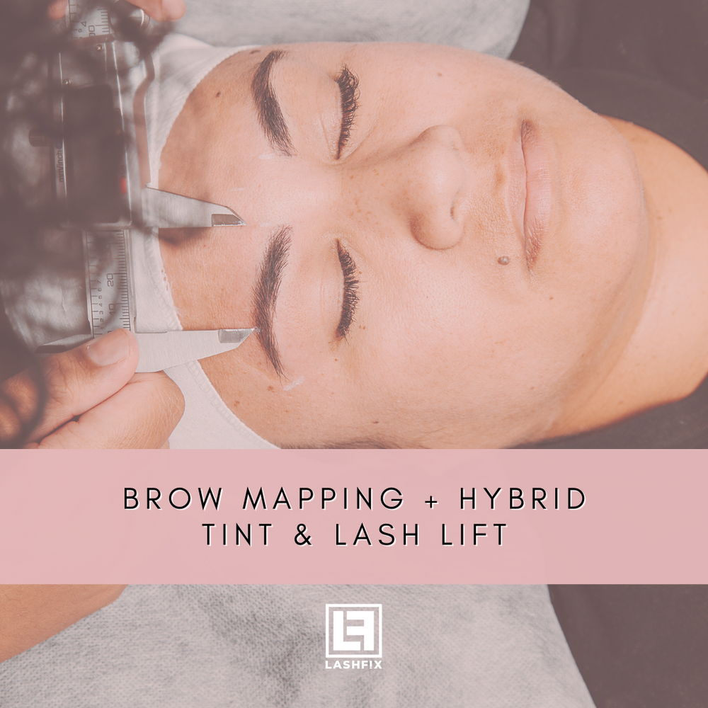 Lash Lift and Brow Mapping + Hybrid tint bundle