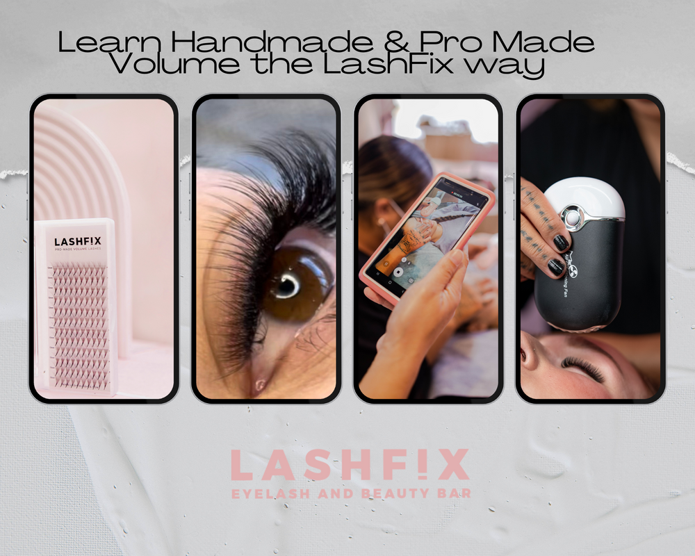 Volume Eyelash Extension Course (Handmade fans and ProMade fans)